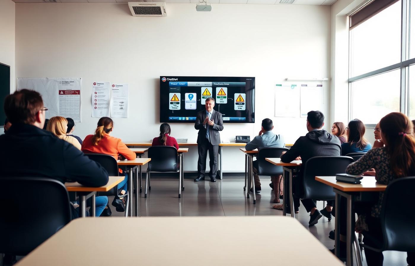 Aula de nuestra escuela de conductores